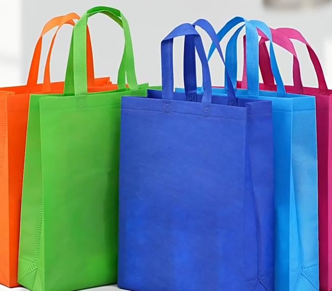 环保立体袋服装广告购物袋